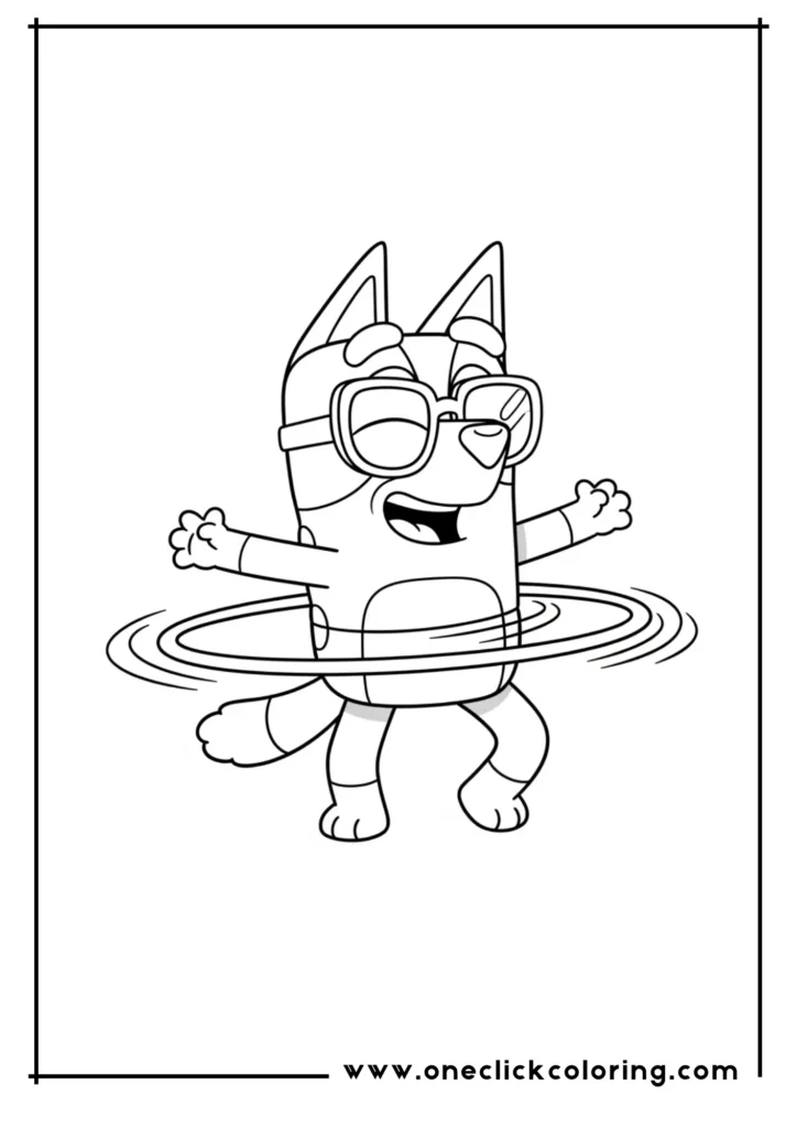 Bluey's Hula Hoop Challenge