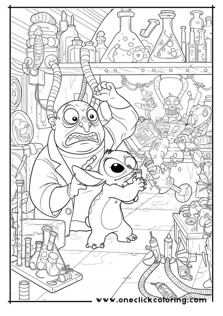 Jumba's Secret Formula Test with Stitch