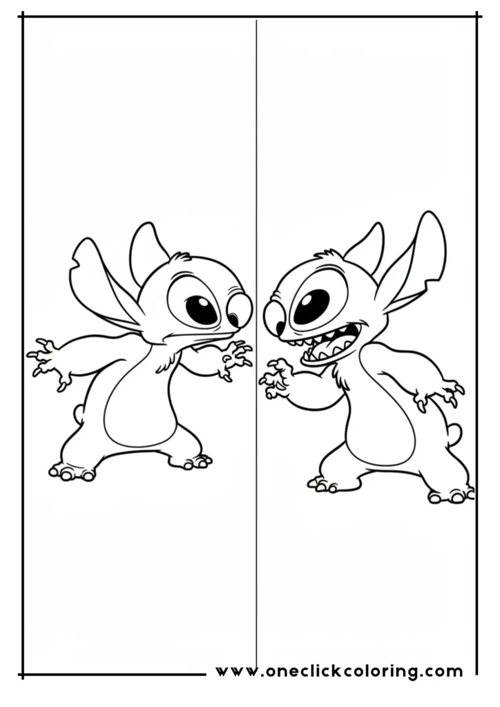 Stitch Driving His Red Hovercraft (2)