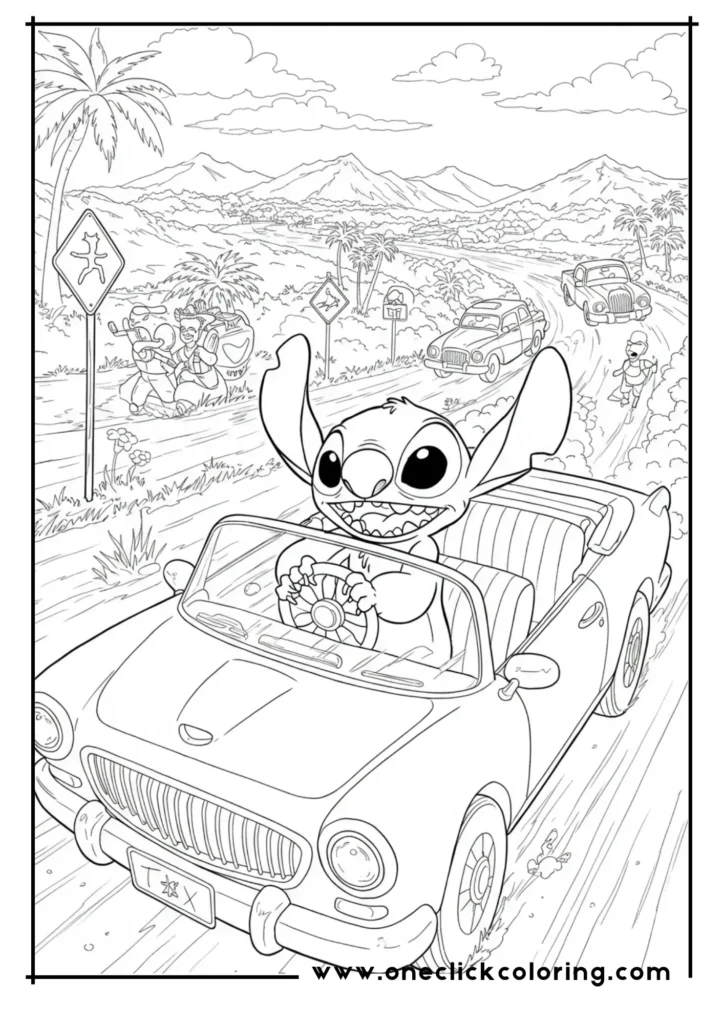 Stitch Learning to Drive