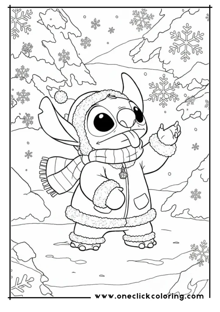 Stitch's First Encounter with Snow
